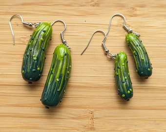 Dill Pickle Earrings