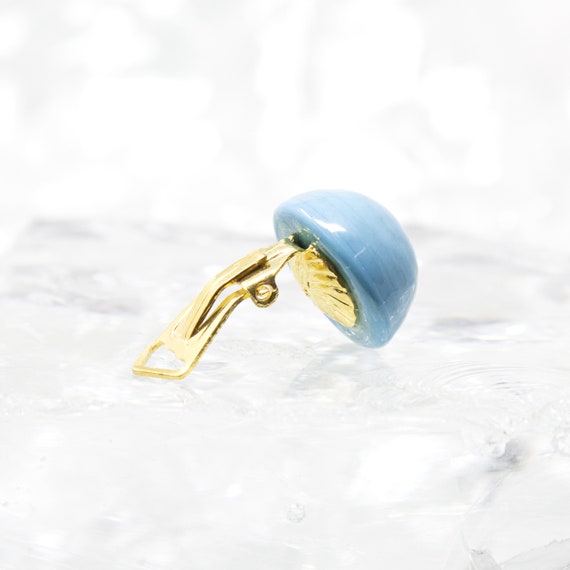 Vintage handmade Murano glass earrings in a light… - image 5