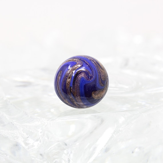 Handmade Murano glass vintage clip earrings, roun… - image 6
