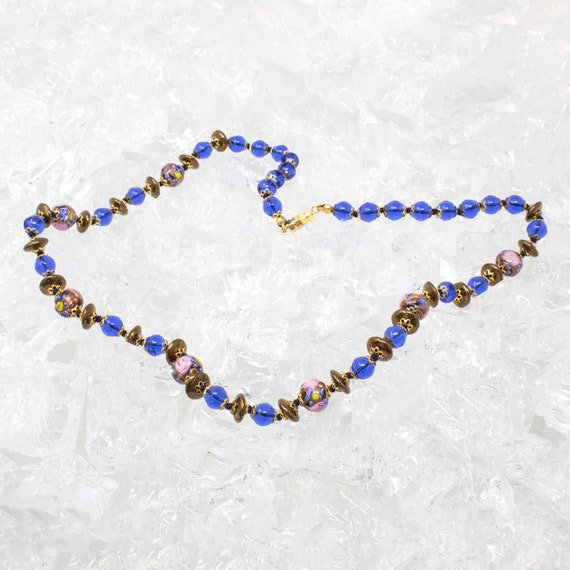 Unique piece! Vintage Murano glass necklace with … - image 1