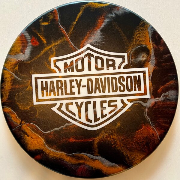 Harley Davidson Wall Hanging Etsy