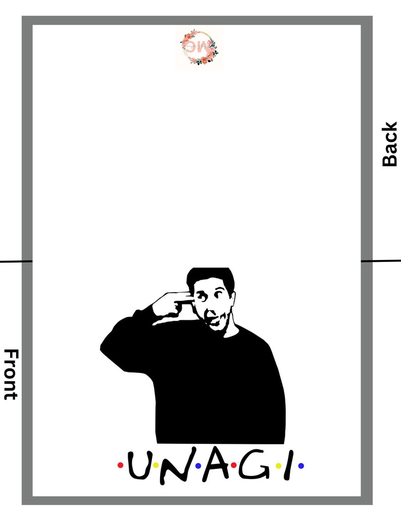 Unagi Card Printable UNAGI Greeting Card, Instant Download, 7x5 Digital Download ...