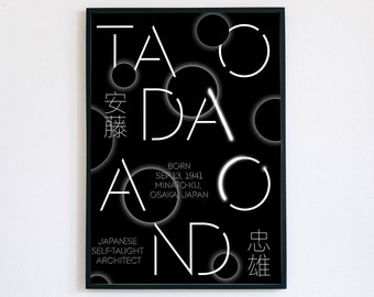 Ando Tadao Architecture Print: Japanese Minimalist Poster (Digital Download)