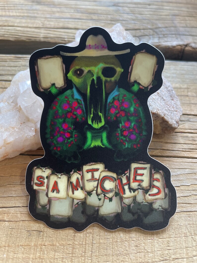 Samiches Samiches Sticker, Bug Art Laptop Decal, Virus Sticker, Original Art ...
