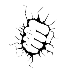 Hulk SVG, svg super-héros, fichiers en couches de haute qualité, fichiers svg pour cricut, clipart, fichiers vectoriels, personnages de dessins animés