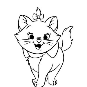 marie svg、aristocats svg、marie cat svg、レイヤー svg、cricut ファイル