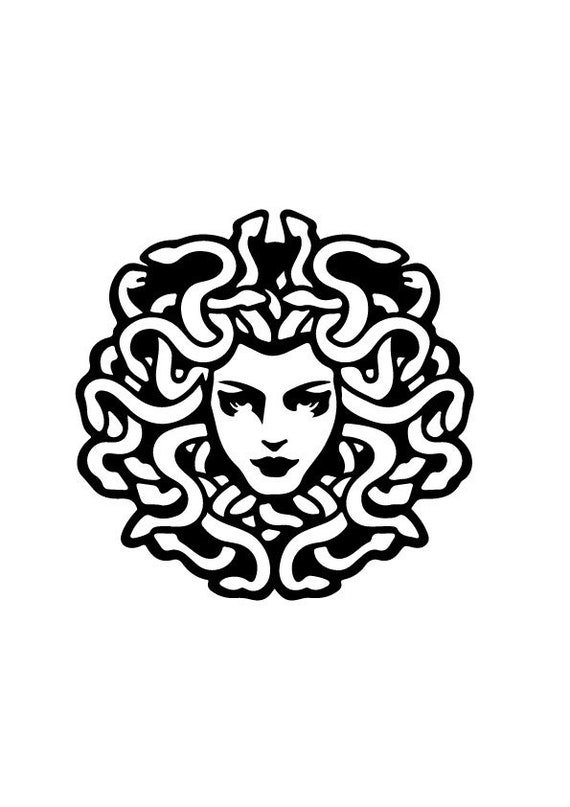 Medusa SVG, Medusa Decor, Medusa Wall Art, Medusa Png, Dxf, Eps, Snake SVG, Woman with Snakes Svg, Cricut Cut Files, Medusa Clipart,Wall Art