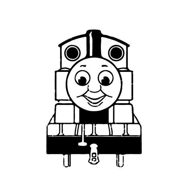 Thomas the Train SVG, Thomas and Friends Svg, Locomotive Thomas Svg, Thomas the Train Birthday Invitation SVG, Train Svg for Cricut