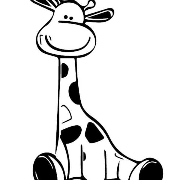 Cute Giraffe SVG