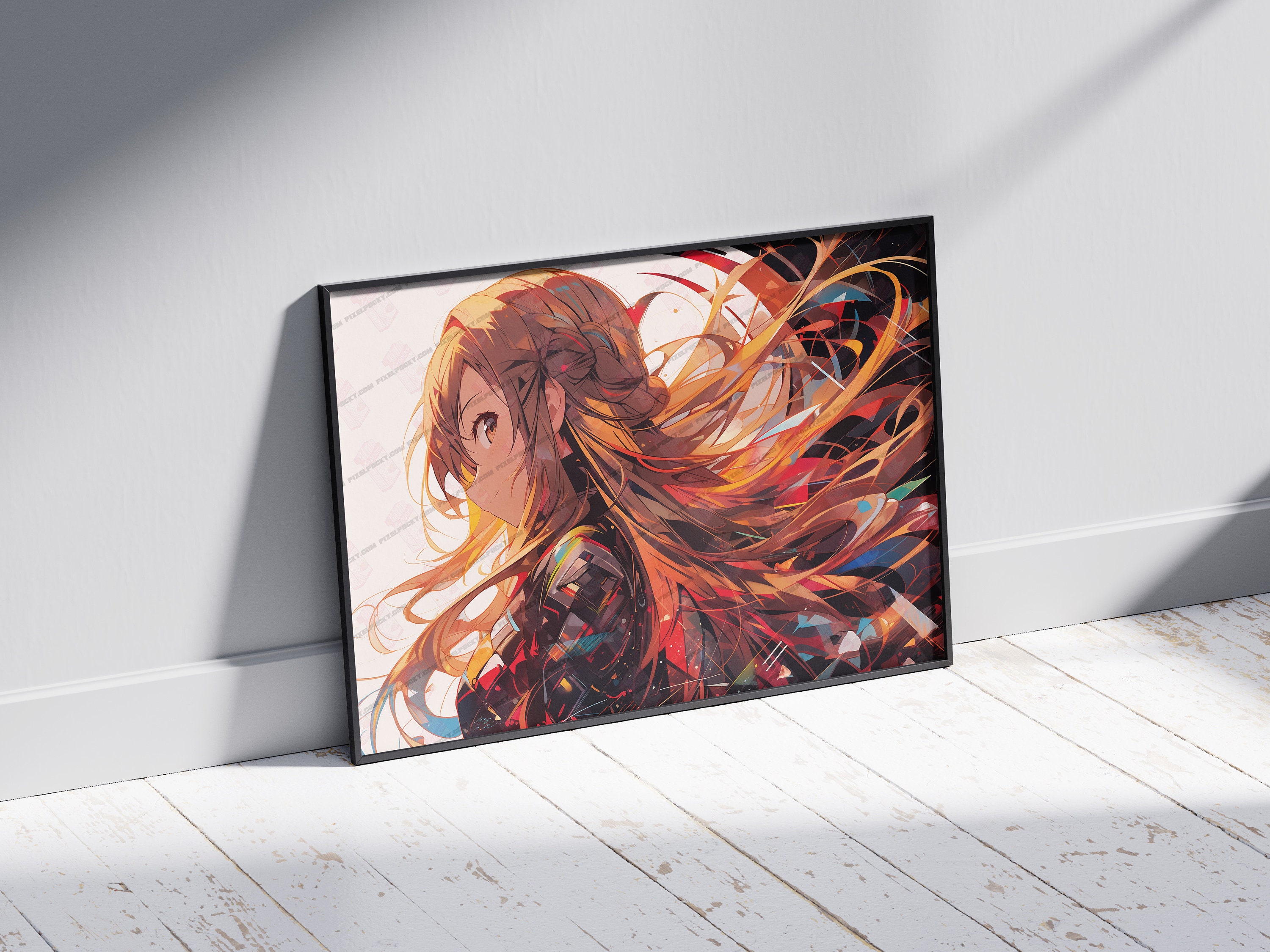  Anime Sword Art Online SAO Poster Canva Wall Art Posters  Pintura Living Dormitorio Imprimir Decoración de pared 12 × 18 pulgadas (30  × 17.7 in) : Hogar y Cocina