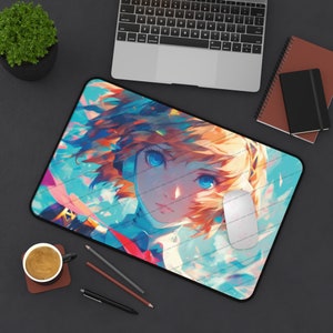 Sentient Guardian Anime Desk Mat Robotic Protector Mouse Pad, Gamer ...