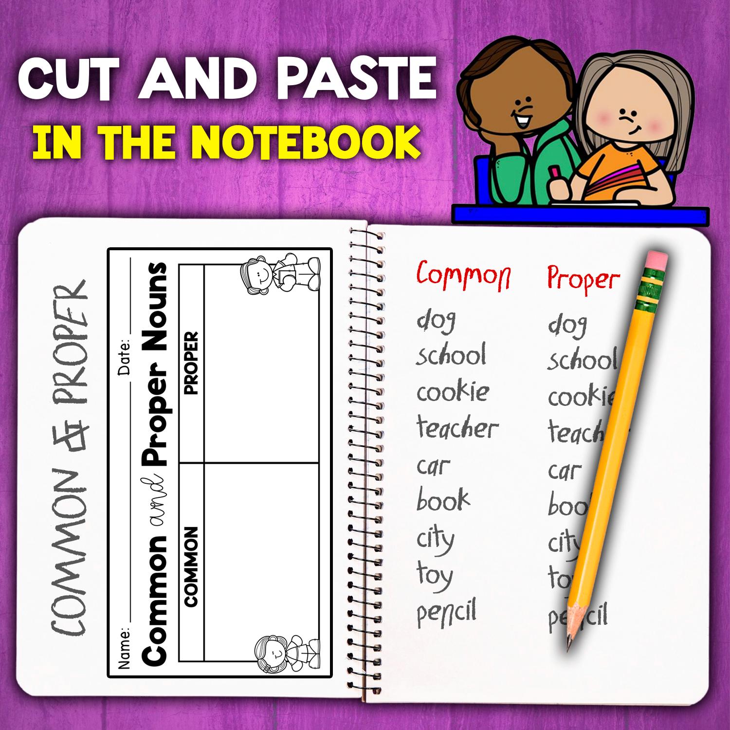 Common and Proper Nouns Sorting Activity | Nouns Worksheet - Etsy Australia