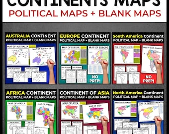 World Map Continents Outline Map of the Continents BW Map of the Continents Map of Africa Map of North America Map of Europe Map of Africa
