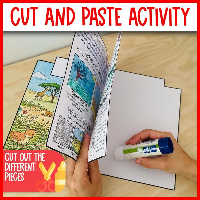 GRASSLAND Habitat | 3D Craft Activity | Biomes Hands-on Science ...