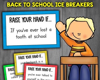 Back to School Icebreaker Game for Kids | First Day of School Activity | Classroom Community Builder | Printable & Digital Slides