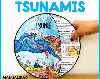 All About Tsunamis Activity | Science Project | Spanish Tsunamis Activity | Tsunami Science Activity for Kids