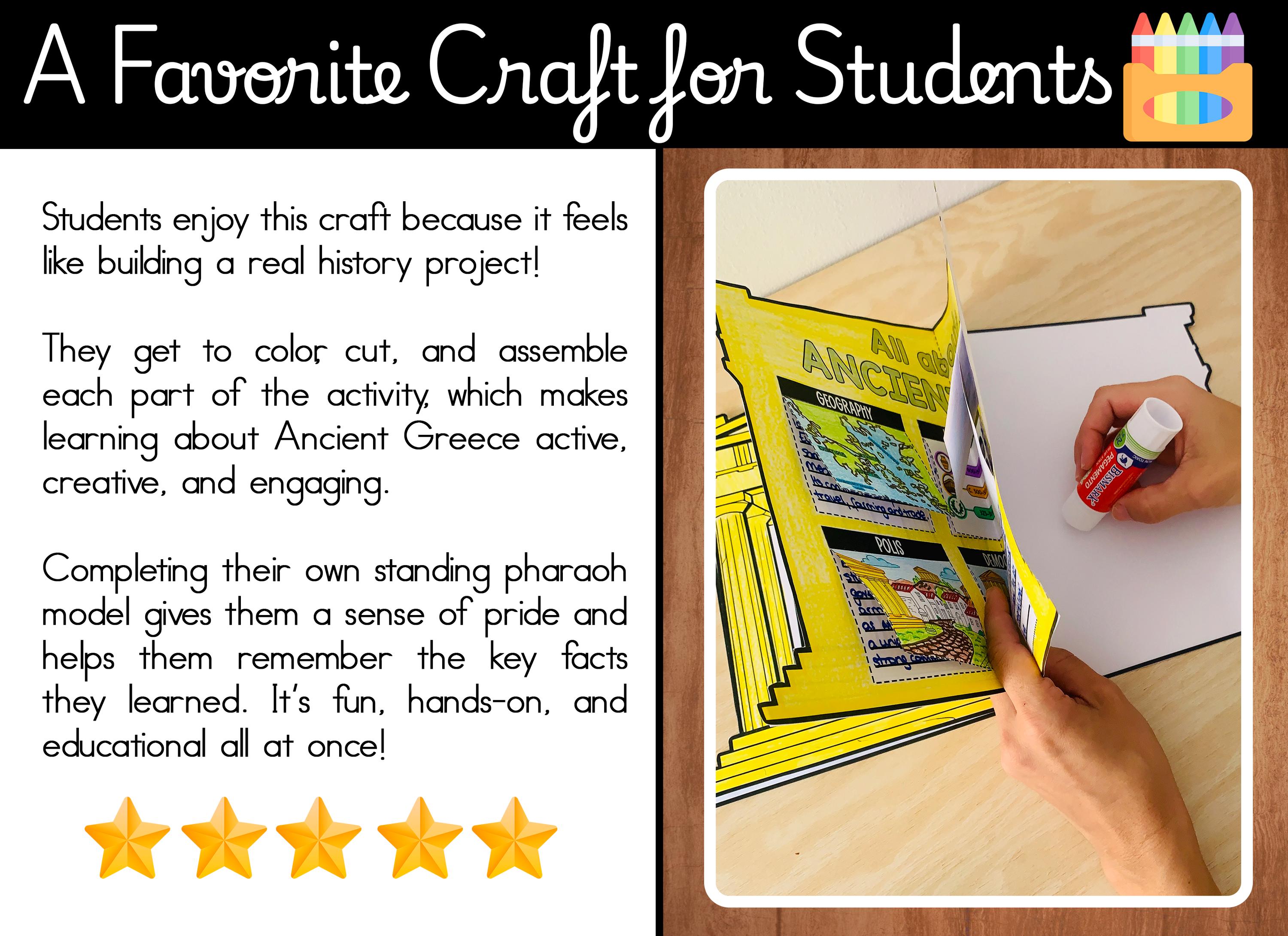 Ancient Greece Project Craft Activity | Parthenon 3D Craftivity ...