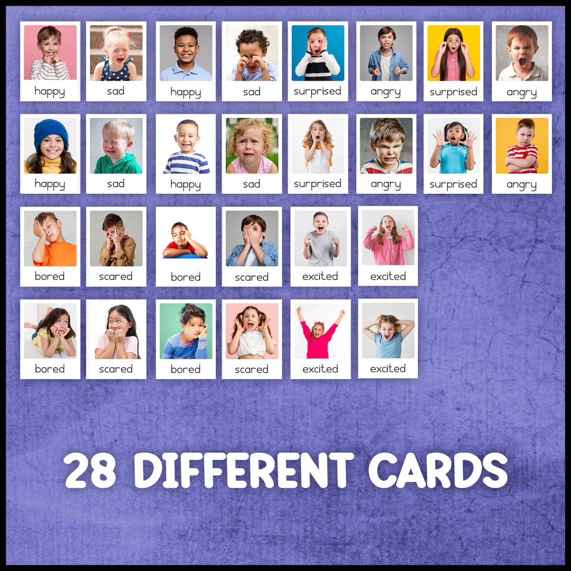 Feelings & Emotions Flashcards | Autism Cards Special Education | 3 ...