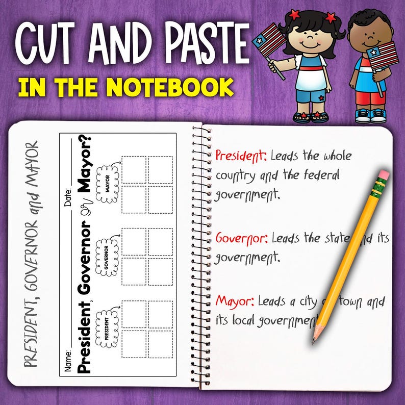 Levels of Government Sorting Activity | President Governor Mayor Roles ...