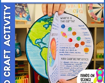 Alles über das ERDPROJEKT | 3D-Bastelprojekt Erde | Praktische Wissenschaftsaktivität | Erdaktivität für Kinder