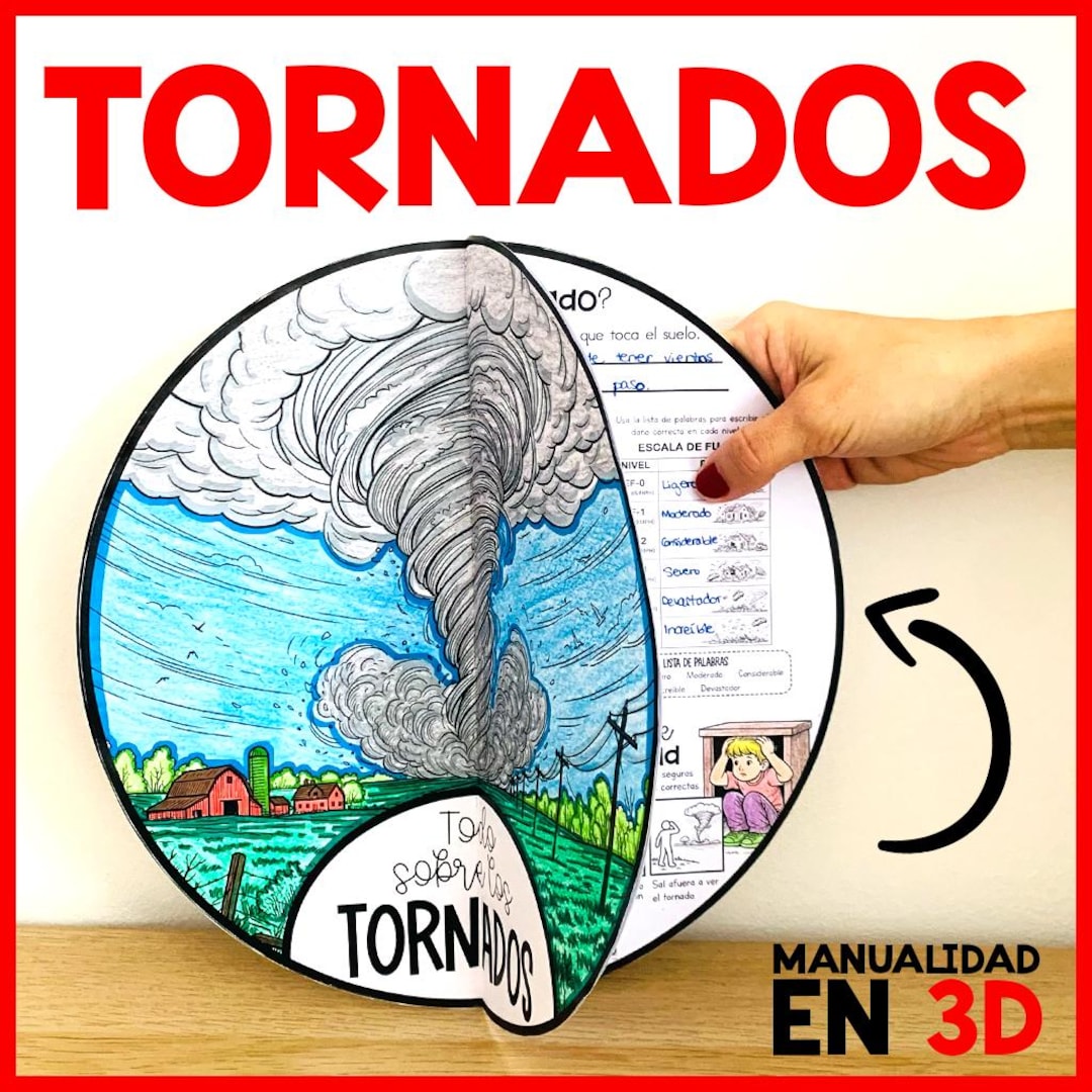 All About Tornadoes | Natural Disasters Science Activity | 3D Science ...