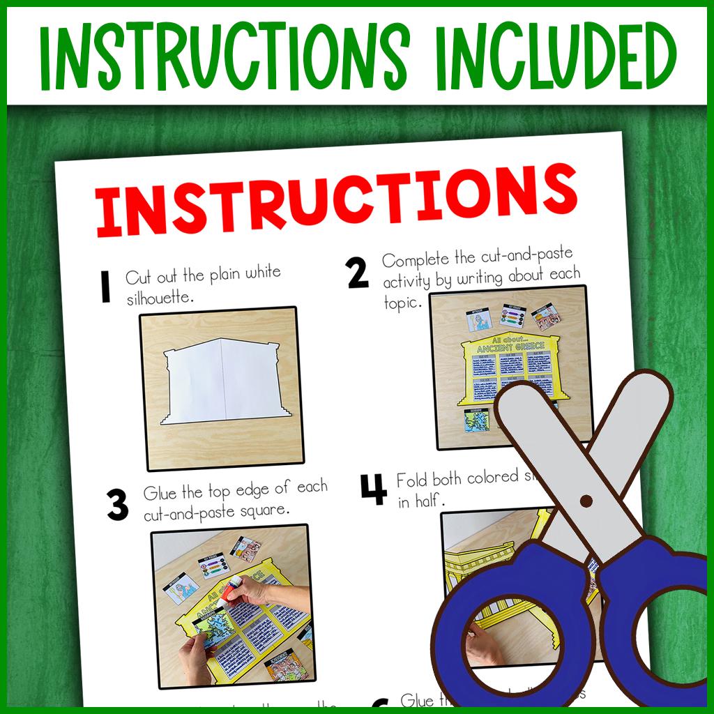 Ancient Greece Project Craft Activity | Parthenon 3D Craftivity ...