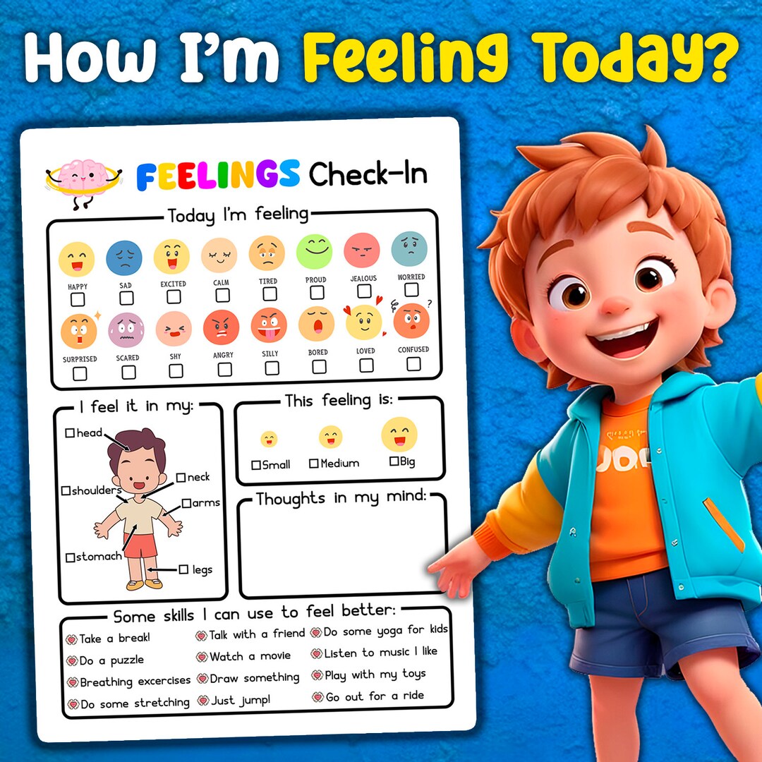 Feelings Emotions Worksheet, Feelings Thermometer, Calm Corner, Social ...