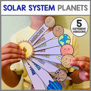Solar System Planets Craft | Planets of the Solar System | Science Craftivity | Solar System Planets Craft Activity | Science Craft for Kids