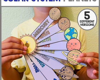 Basteln mit Planeten des Sonnensystems | Planeten des Sonnensystems | Wissenschaftliches Basteln | Bastelaktivität mit Planeten des Sonnensystems | Wissenschaftliches Basteln für Kinder