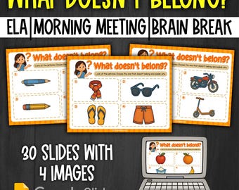 What Doesn't Belong Activities | Which One Doesn't Belong | Speech Therapy