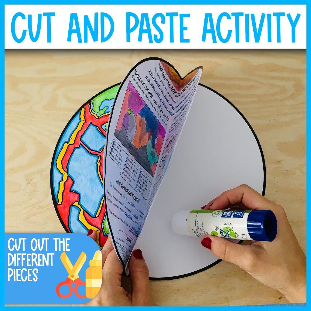 Tectonic Plates 3D Craft | Plate Tectonics Hands-on Science Activity ...