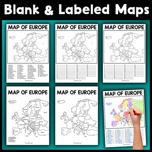 Europe Maps Political Map of Europe Blank Map of Europe Countries Map ...