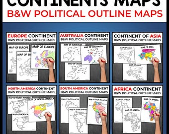World Continents Blank Maps Outline Maps of the World Continents Activity Map Asia Map Australia Map Europe Map Africa Map North America Map