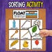 Sink or Float Sorting Activity | 20 Cards SORT | Sink and Float ...