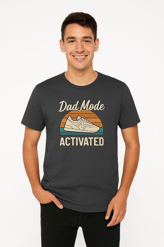 Dad Mode Activated Shirt | Funny Fathers Day Gift | Retro Sneaker