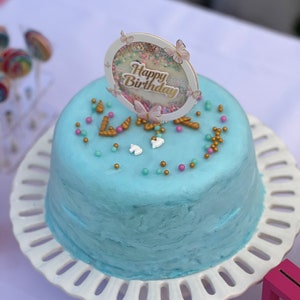 Cotton Candy Cake-Floss Cotton Candy Cake-Cotton Candy Birthday Cake