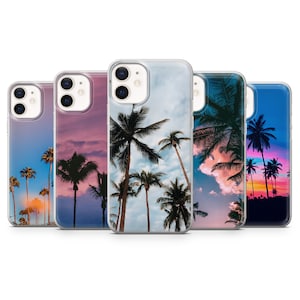 Palm Phone Case Tropic Cover for iPhone 15, 14, 13 12 11 Pro, XR, Samsung A13, S22, S21 FE, A40, A72, A52, Pixel 6a