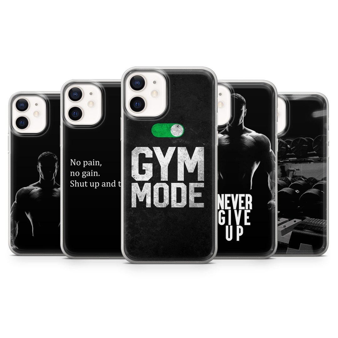 Training, Bodybuilding Phone Case Gym, Motivation Cover for iPhone 14