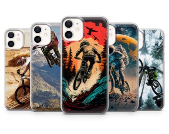 Mtb, BMX Phone Case Bicycle Cover for iPhone 15, 14, 13 12 11 Pro, XR, Samsung A13, S22, S21 FE, A40, A72, A52, Pixel 6a