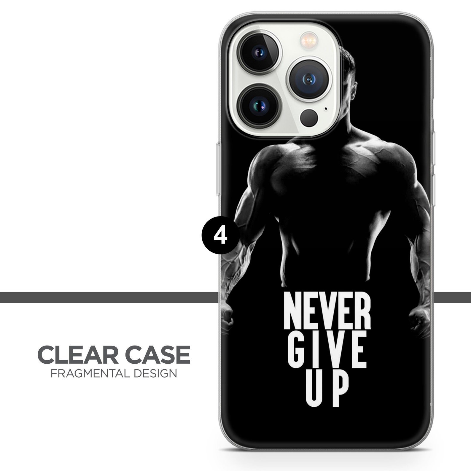 Training, Bodybuilding Phone Case Gym, Motivation Cover for iPhone 14