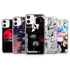 Anime Phone Case Manga Cover for iPhone 15, 14, 13 12 11 Pro, XR, Samsung A13, A15, 14, S22, S21 FE, S23, A40, A72, A52, Pixel 6a