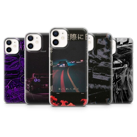 JDM, drift, cars Phone Case phonk aesthetics Cover for iPhone 15, 14, 13 12 11 Pro, XR, Samsung A13, S22, S21 FE, A40, A72, A52, Pixel 6a, 7
