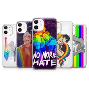 LGBTQ, Phone Case Gay Cover for iPhone 15, 14, 13 12 11 Pro, XR, Samsung A13, S22, S21 FE, A40, A72, A52, Pixel 6a, 7
