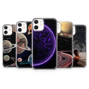 Funda de teléfono Planets, cubierta espacial para iPhone 15, 14, 13 12 11 Pro, XR, Samsung A13, S22, S21 FE, A40, A72, A52, Pixel 6a