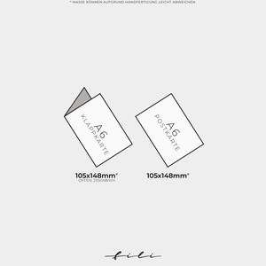 Carte de félicitations de confirmation « Cœur » | Carte pliante ou carte postale image 4