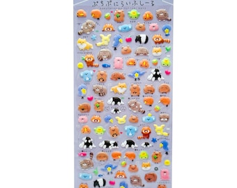 3D Puffy Animal Stickers - Cute Kawaii Seal