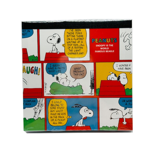 Snoopy and The Peanuts Memo Pad, Note Pad / 4 Designs 100 Sheets / Made in Japan, Japanese Stationery, Planner, Decor, Journaling, Schedule