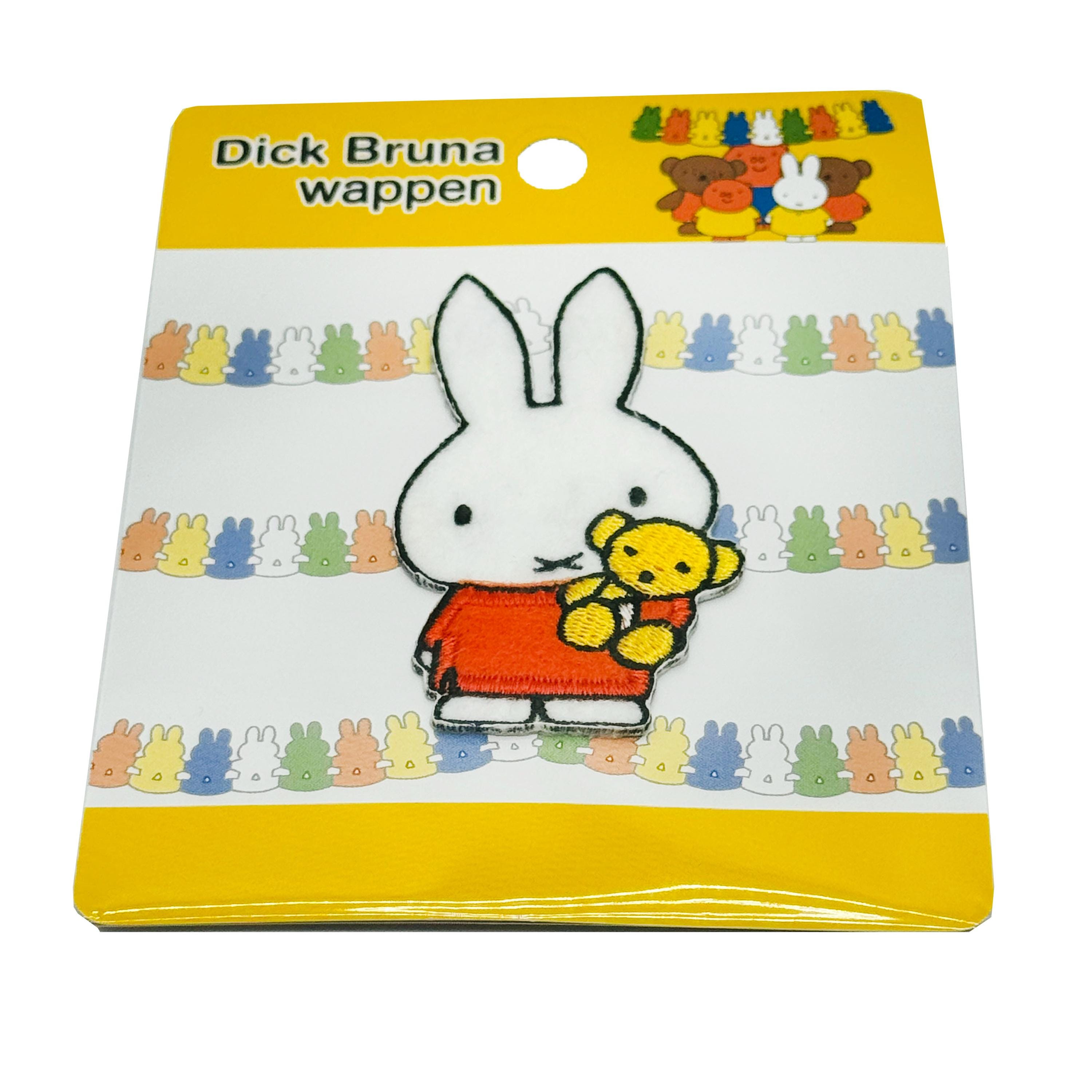 Miffy Dick Bruna Embroidered Iron on Patch, Bag Decoration - Etsy