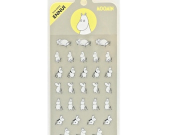 Moomin Face Planner Stickers Sheet sticker (Ennui Ver.) - Japanese Stationery