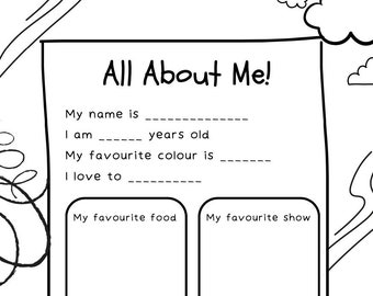 Feelings, All About Me, Pre Kindergarten Worksheet, Kindergarten ...